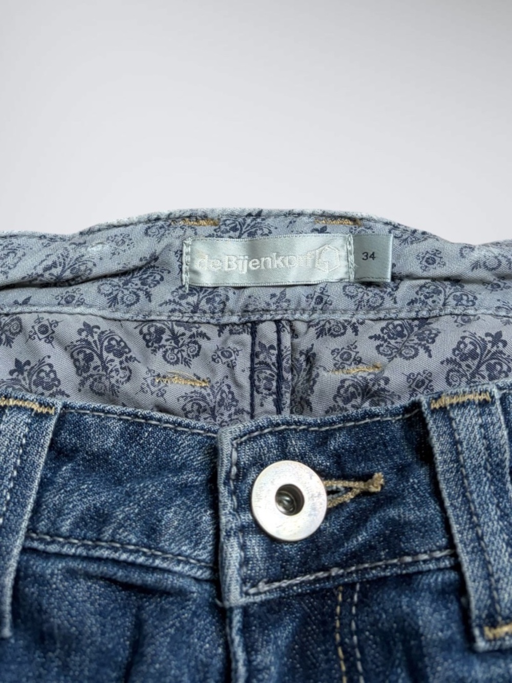 Euro Archive De Bijenkorf Ultra Low Rise Slim Jeans - Picture 5 of 7